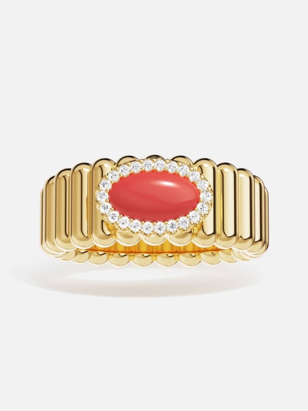 APM Monaco Les Calanques Coral Ring